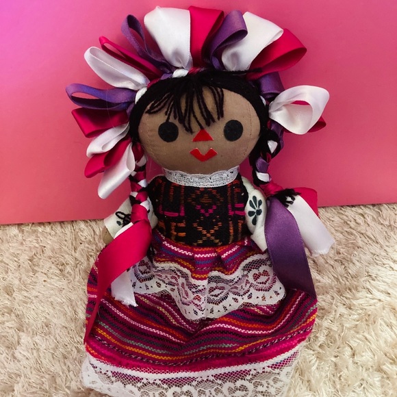 Vintage Handmade Doll from Mexico - Picture 3 of 5